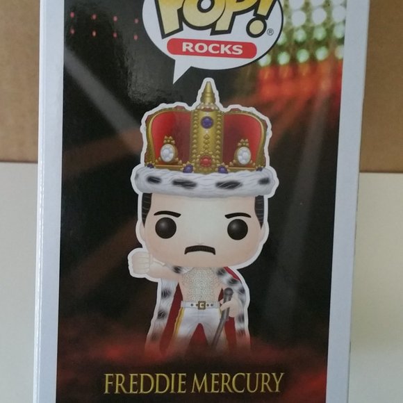 Funko Pop! Rocks: Freddie Mercury King #184 - Picture 4 of 16